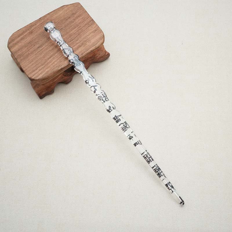 Haarstäbe aus schwarzem Acetat-Harz im chinesischen Stil für Frauen, einfache Haarnadeln, Haarspange, Haarnadel, Kopfschmuck, Hochzeitsschmuck-Accessoires