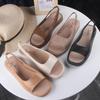 Women's Summer Solid Colour Open Toe Casual Outwear Sandals Flat Cool Strap Shoes