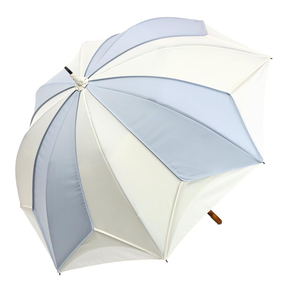 light heat heat special recommended tricolor long parasol blue x [Chinoiserie Modern] Parasol, first-class blocking, dissipation, shielding,