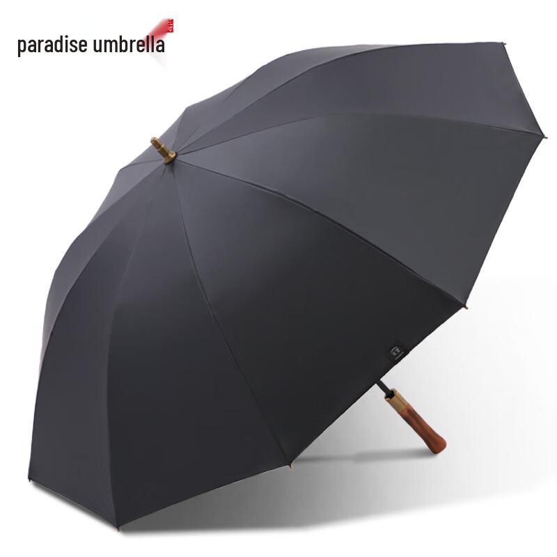 Премиальный полуавтоматический бизнес-зонт Paradise 70cm, 10-Ribs
