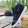 Canvas Shoes Men's 2024 New Spring and Autumn Fashion High Top Casual Sports Shoes Breathable and Versatile Denim Board Shoes