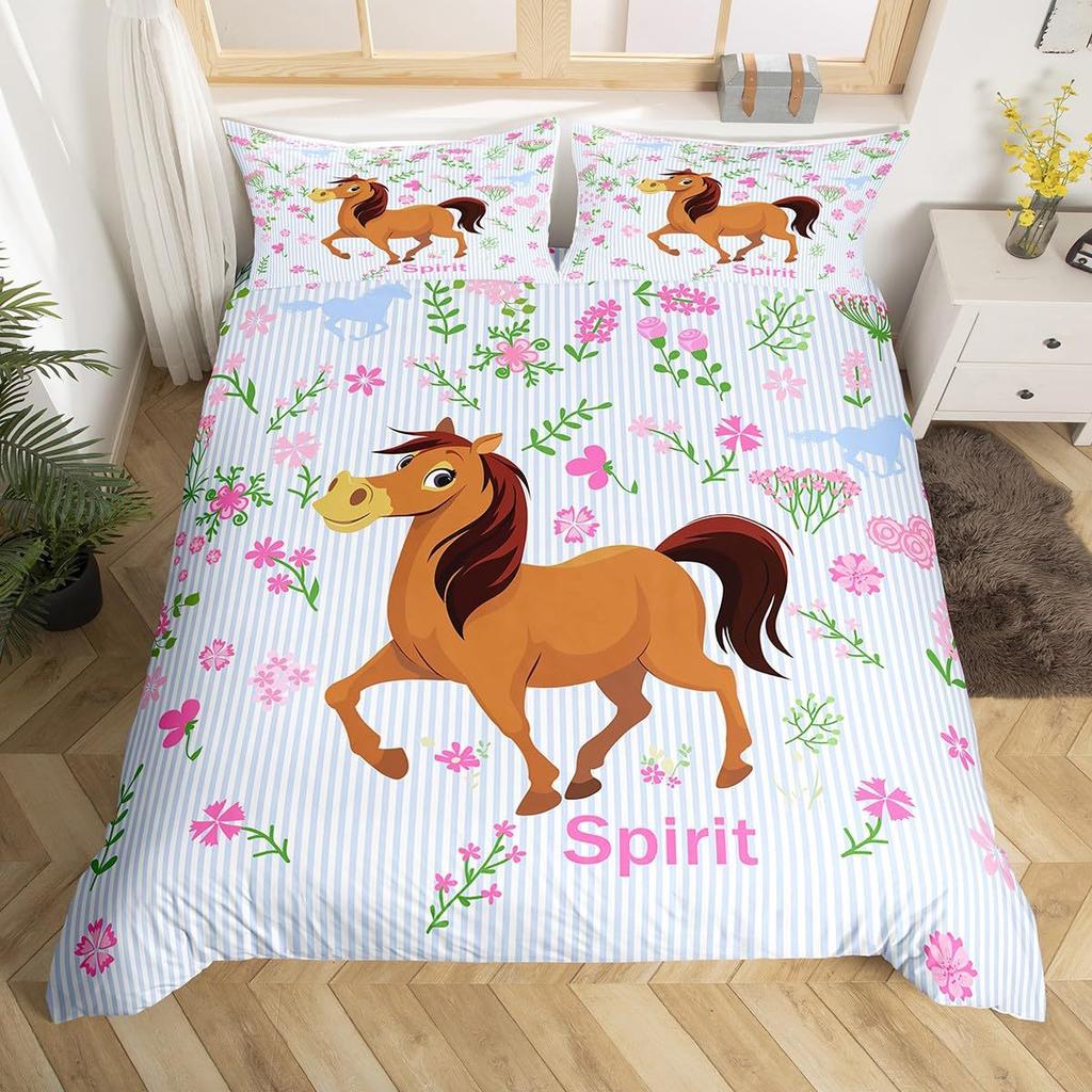 Cute Kitten Three-Piece Quilt Cover 3D Digital Printing Bedding Set Bed Cover