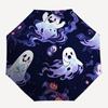 1pc Ghostly Night Automatic Open/Close Umbrella with One Touch Button,, Windproof Design   Lightweight Portable Umbrella for Women & Men6081