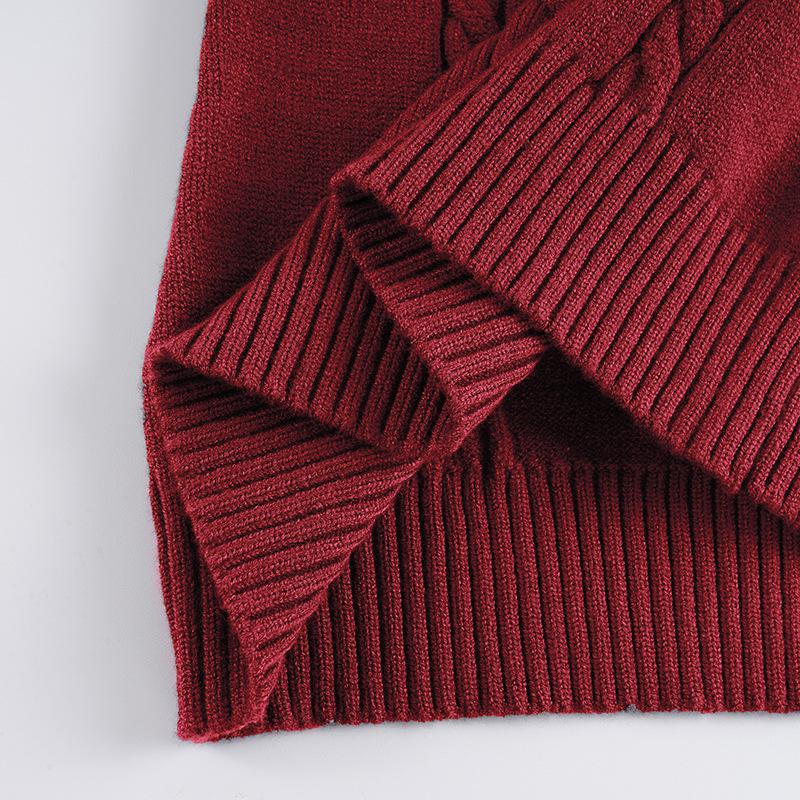 Ein schulterfreies Color-Block Bodycon Strickkleid mit Schleife, formender Taille und Vintage-Feeling