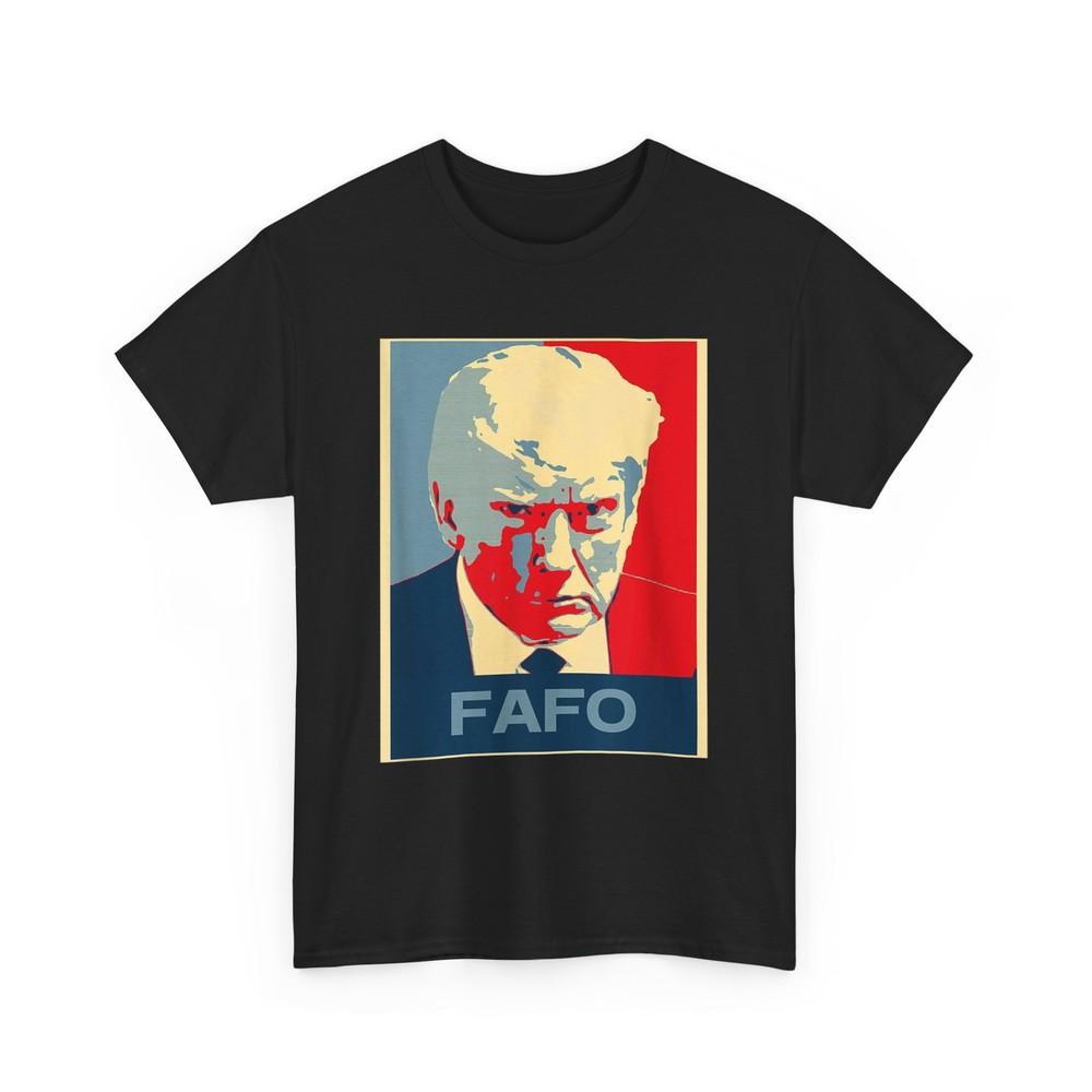 

Фотография Дональда Трампа. Футболка FAFO 4XL