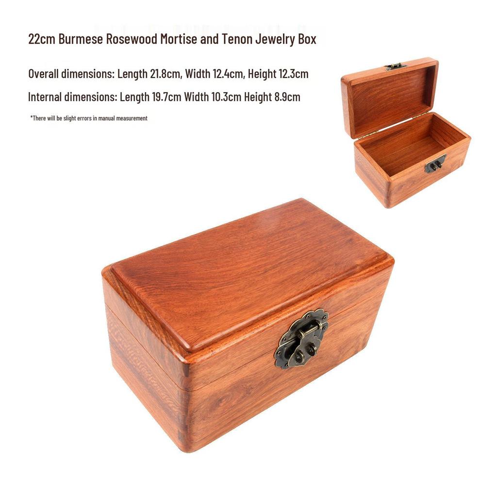 Burmese Rosewood Jewelry Box: Solid Wood Accessory Storage In Various Styles - Chinese Style Wedding Collection