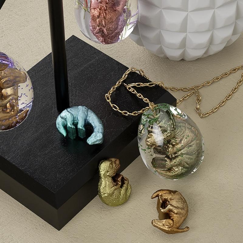 Jewelry Casting Molds,Silicone Pendant Resin Mold Dragon Egg Epoxy Resin Casting Mold for DIY Earrings Necklace Making