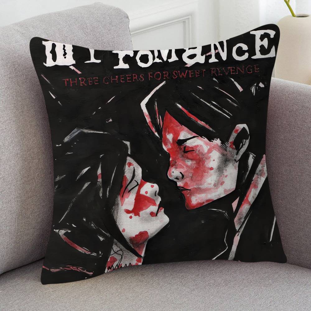 Rock Band My Chemical Romance Game For Cartoon Print Peripheral Pillow Case Cushion Cover Home Decor Birthday Gift Pillowcover