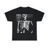 T Shirt Unisex Adult Retro Style Skateboarding Tee Zombie Skeleton Grunge Metal