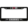 oFloral You Can't Buy Love But You Can Rescue It Aluminum Alloy License Plate Frame Cat Dog Paw Prints Fish Bone Grey Black Applicable To US Standard