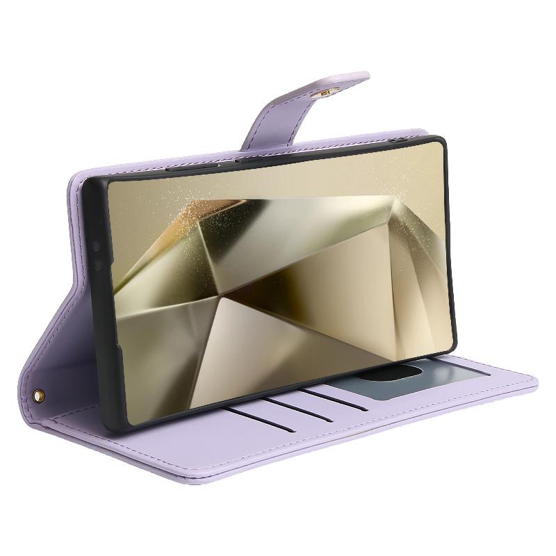Business Leather Case for Samsung Galaxy S24 Ultra S23 FE S22 S21 S20 5G S10 S9 Plus 20 10 + Flip Wallet Card Holder Cover