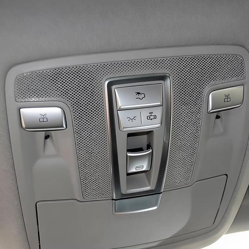 For Mercedes-Benz GLA CLA A-class B-class X156 C117 W176 W246 Modified Interior Roof Reading Light Button Patch Strip