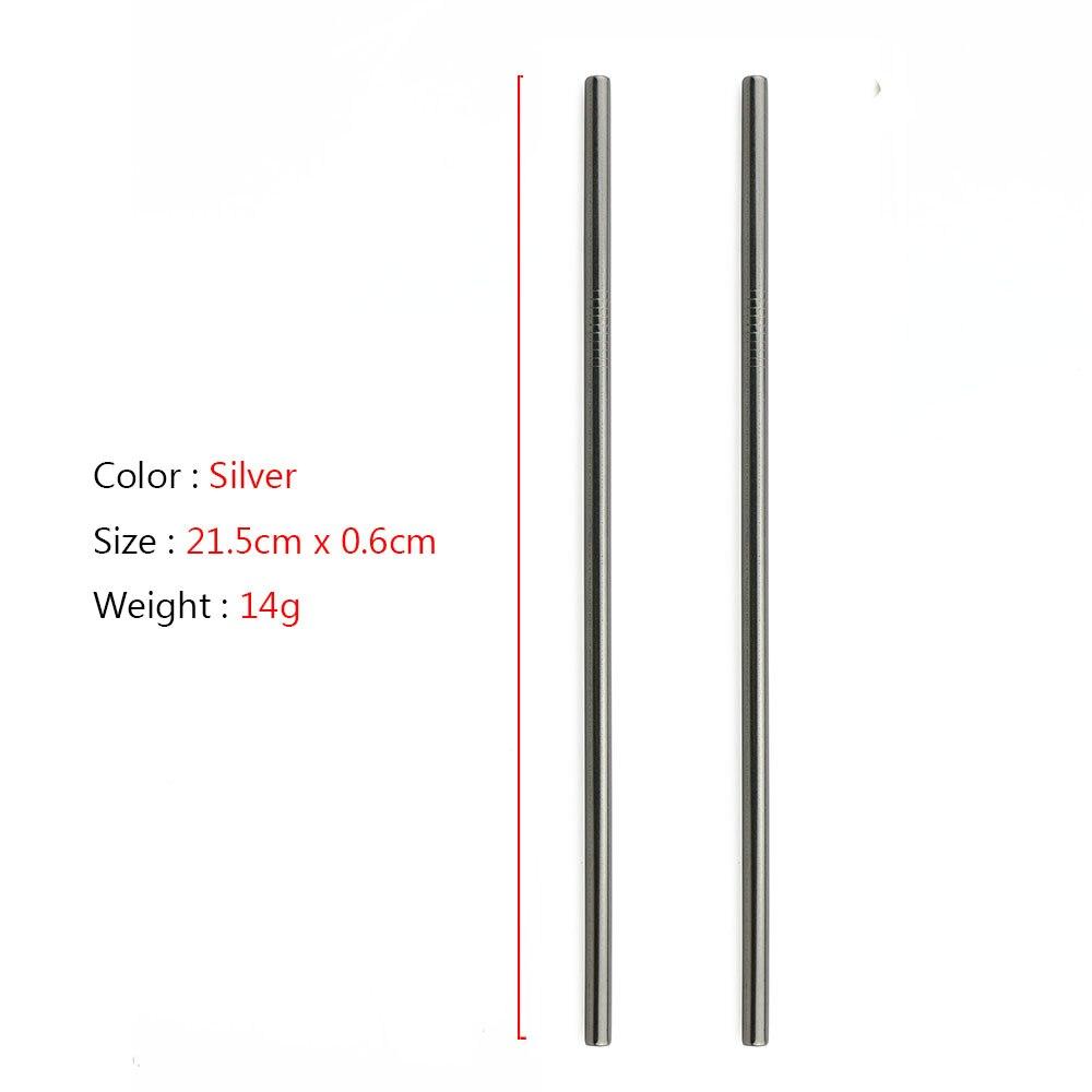 

2 шт., соломинка высокого качества из нержавеющей стали, экологически чистая многоразовая соломинка, аксессуар для вечерние сока, бар, можно мыть в посудомоечной машине straight серебряный