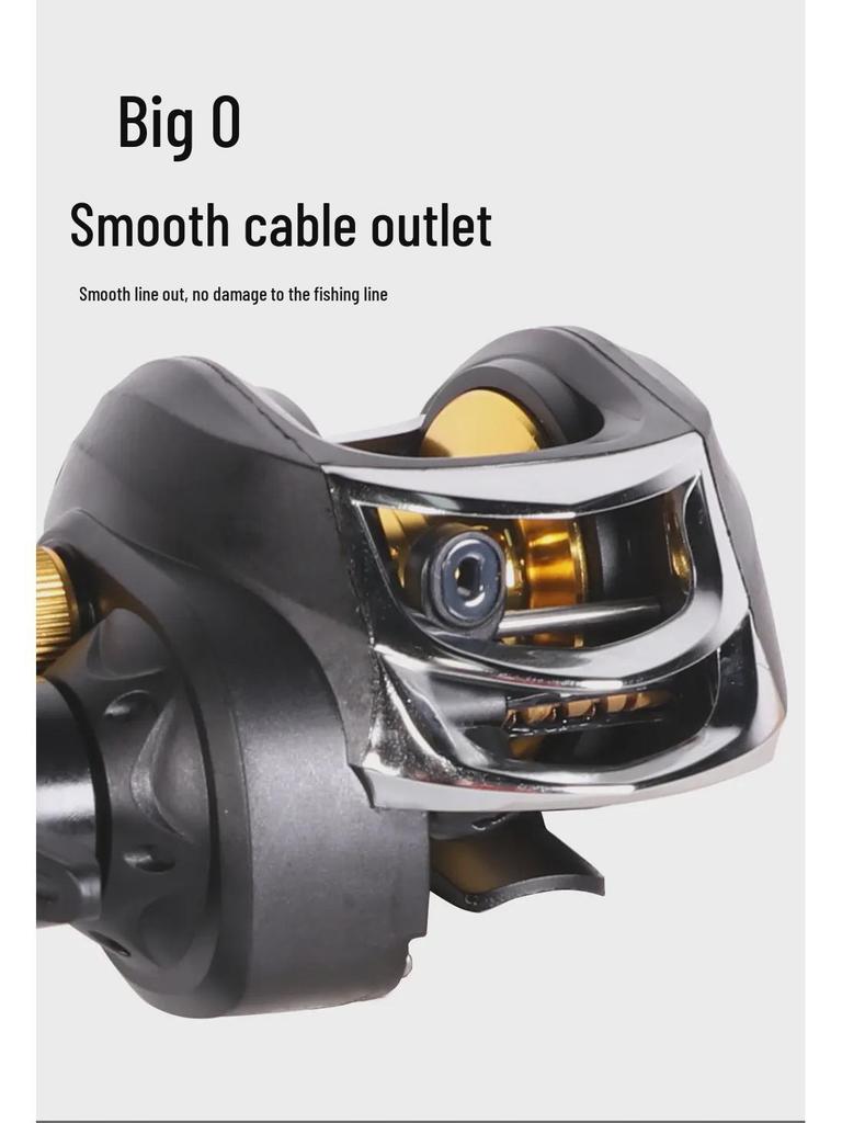 Cross AK Luya Water Drop Fishing Reel: Anti-Explosion Line, Long Cast, Suitable for Blackfish & Micro-Object Fishing