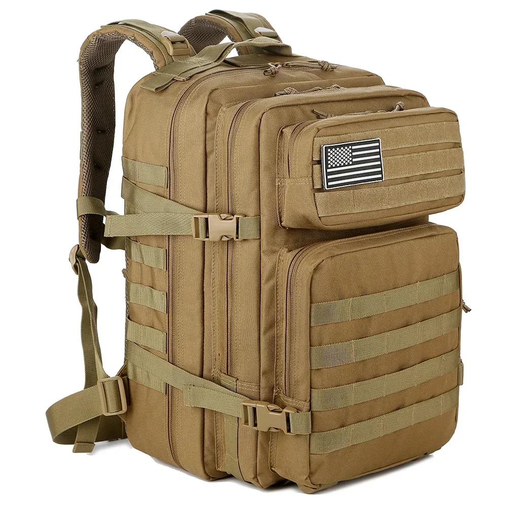45L Rucksack Große Kapazität Outdoor Rucksack 3-Tage Fitness Wanderrucksack Wander Campingausrüstung Rucksäcke