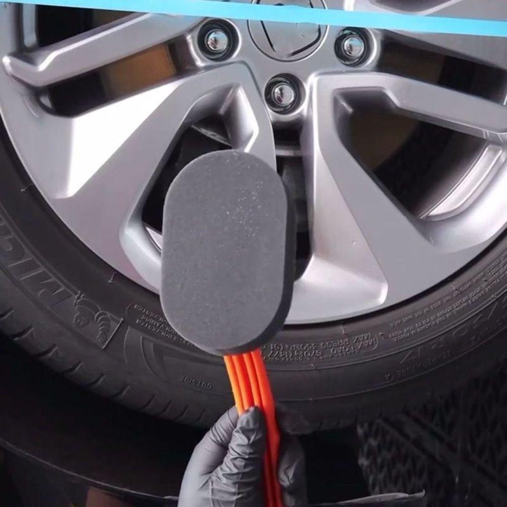 

Sponge Car Wheel Applicator Coating Sponge Tire Waxing Applicator оранжевый