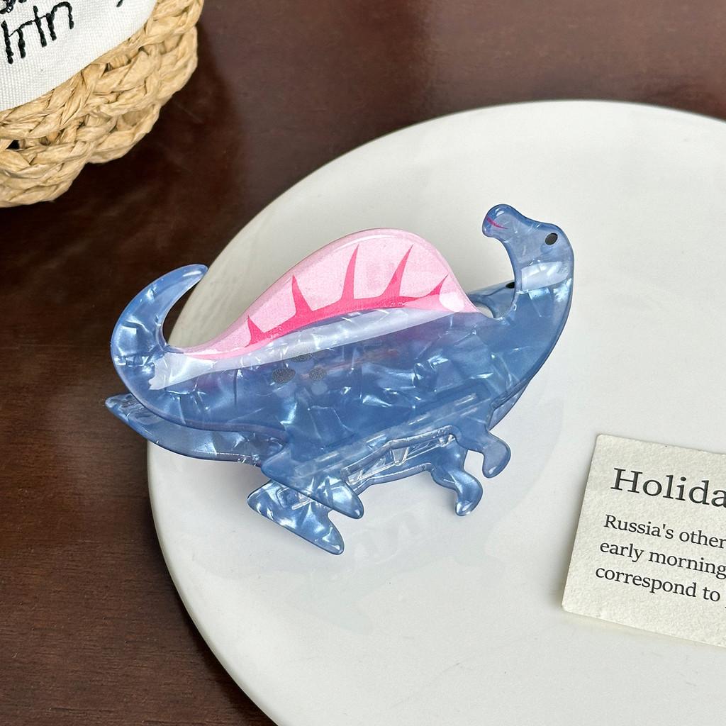 Dinosaur Cute Acrylic Hair Clip With Unique Colorful Options For Hairstyles Trendy