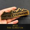 Emblema Metálico 3D 4X4 Trail Rated Insignia High Country Pegatinas de Logo Para Jeep Wrangler Patriot Estilo de Coche Pegatinas de Coche Accesorios tr1