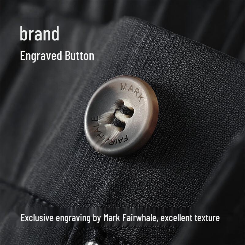 Mark Fairwhale Men's Anti-Wrinkle Straight-Leg Casual Pants