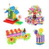 100pcs/200pcs/lot Plastic Snowflake Building Blocks for Kids Construction Toys Children 3D Puzzle Baby Assembly Toy Game Kids