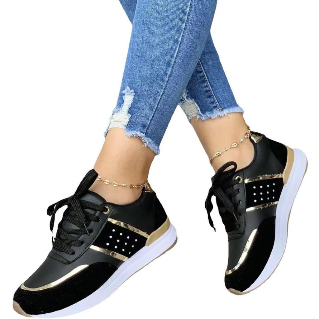 European & American Women's Summer Thick-Soled Sports Casual Shoes, Large Sizes Available