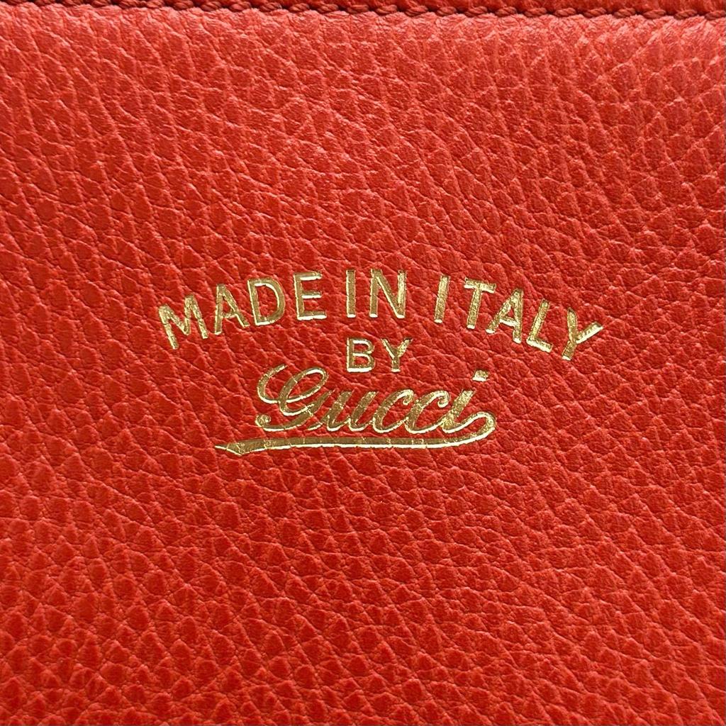 GUCCI Swing 354408 Tote Bag Red Women used