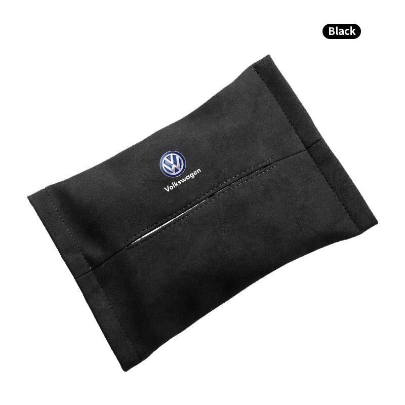 1Pcs Car Tissue Box Holder Sun Visor Seat Back Car Accessories For Volkswagen Lavida POLO Tiguan Passat Golf EOS Scirocco Jetta Bora Touareg