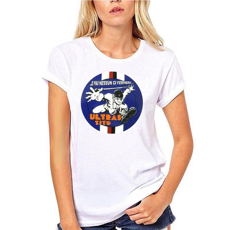 ULTRAS SAMPDORIA CURVA SUD GENOVA ULTRAS TITO Grafická trička Ženy Muži Letní móda Cool Volná Trička Topy Tričko Pánské oblečení