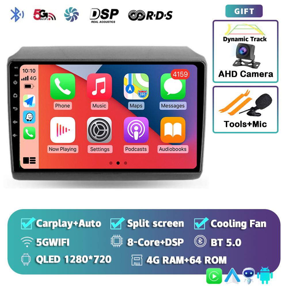 Android 14 Car Radio Carplay For Fiat Ducato 2007-2015 Citroen Jumper Peugeot Boxer 2011-2015 2 Din Autoradio Multimedia GPS DSP