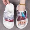 TUINANLE Summer Shoes Women Sandals Slippers Painted-on Comfortable Slip-on Casual Sandal Fashion Unisex Shoes Men