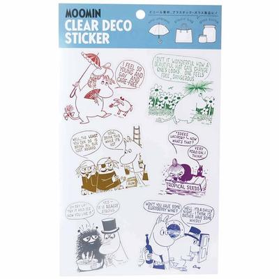 Moomin Clear Deco Nordic [Decorative Sticker] Sticker/Comic