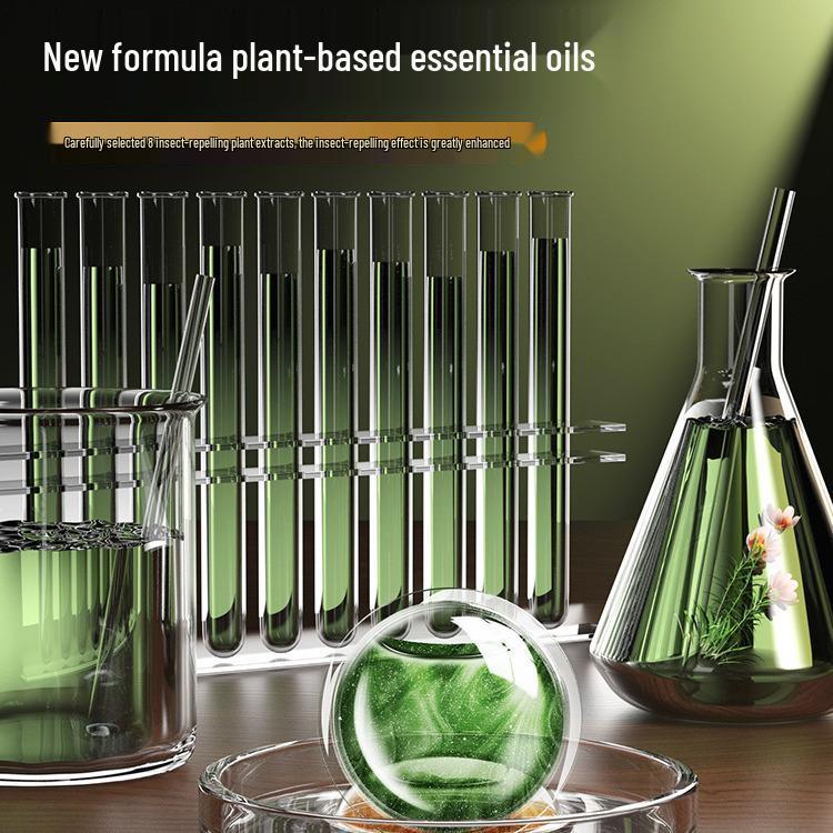 Plant Essential Oil Mosquito Repellent Bracelet - Anti-Bite for Adults, Children, and Babies; Ideal for Outdoor Use