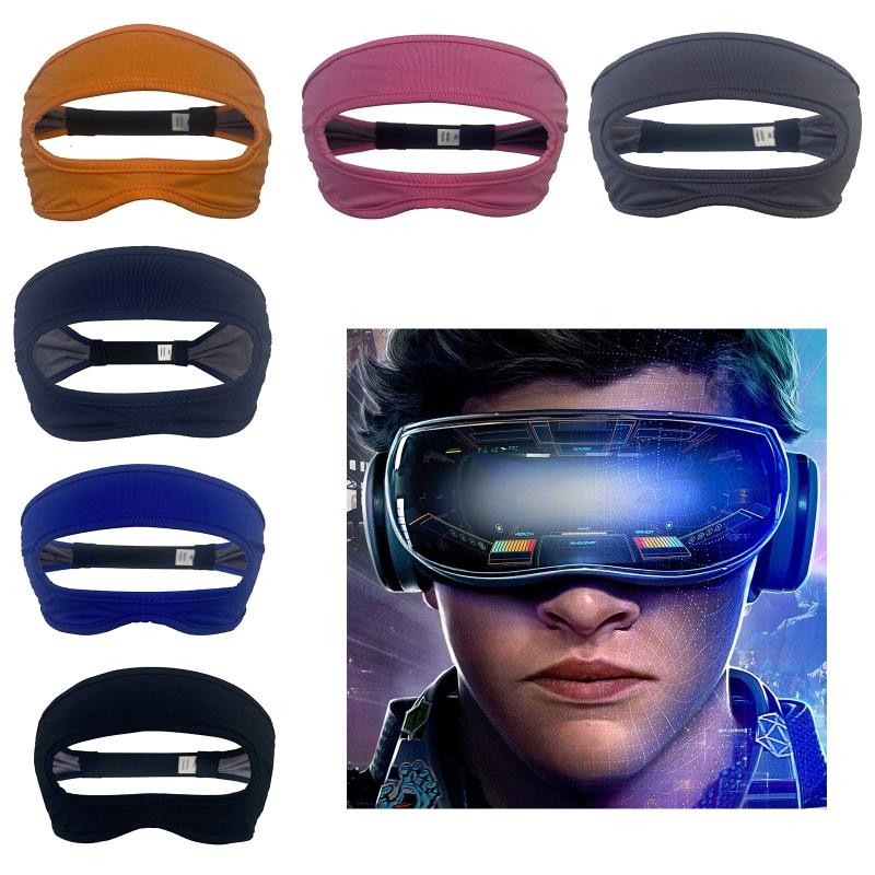 Home Virtual Device Skin for Protection Eye Mask Double Layer VR Eye Mask Stretch Elastic Absorbent Cover for VR Workout