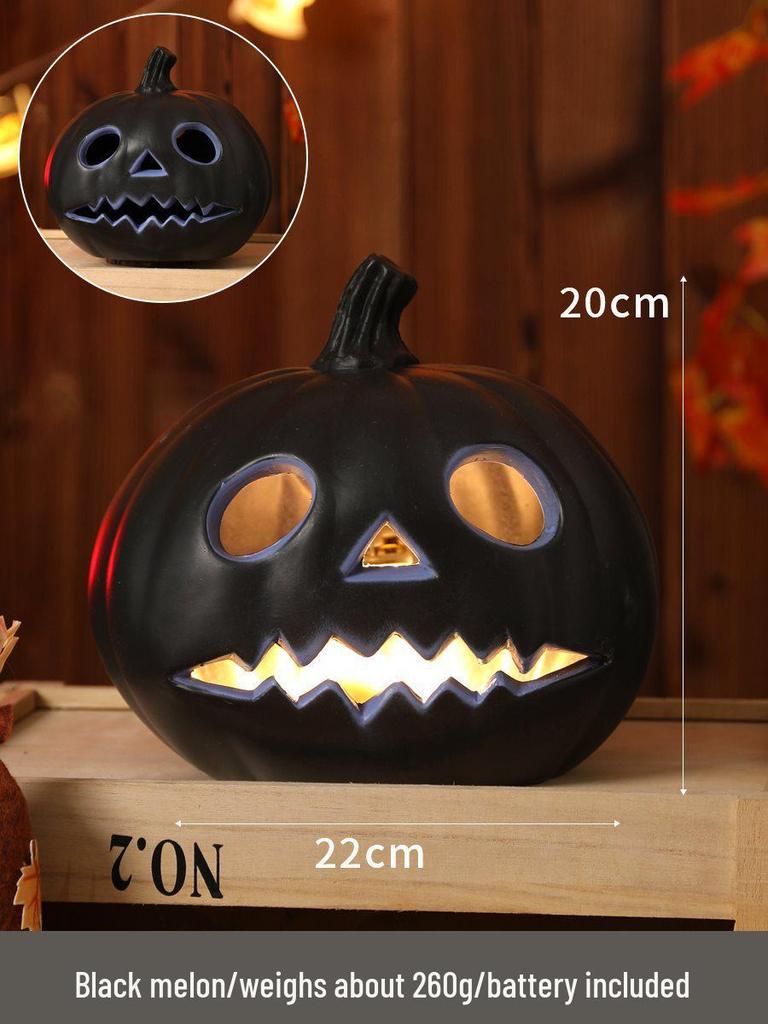 Luminous Halloween Pumpkin Lantern Decoration - Large Outdoor Display for Shopping Malls and Events
