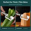 Stainless Steel Vegetable Peeler Multifunctional Kitchen Peeling Tool Fruit Sugarcane Melon Scraper Grater Cutter Slicer Blade Knife Gadget