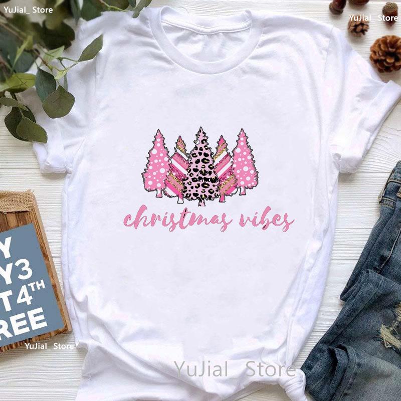Santa Claus Riding A Dolphin Print Tshirt for Girls White Casual Christmas Gift Tshirt Fashionable Shortsleeved Tshirt Women