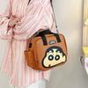 Cartoon Cute Crayon Shin-Chan Backpack Large Capacity Canvas Handbag Portable Shoulder Crossbody Bag Multifunctional Storage Bag