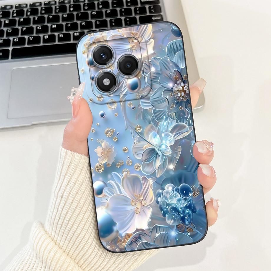 Flower Girly Fashion Phone Case For Huawei Honor 400 Lite ABR-NX1 Back Cover Butterfly Love Heart Honor400 Lite Bumper Fundas
