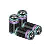 W130Car Accessories Carbon Fiber Wheel Tire Valve Caps Stem Case For Volkswagen Golf Passat Jetta Tiguan Polo GTI Beetle Vento Rline