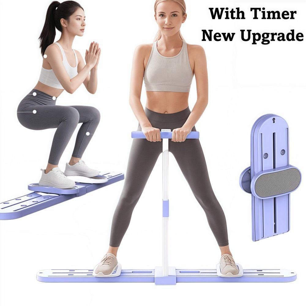 with Timer Ski Machine Beautify Leg Shape Hip Leg Trainer Muscle Training Device Home Fitness