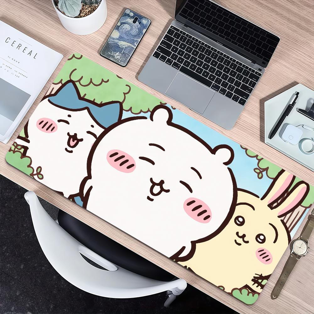 Cartoon C-Chiika-waE Cute Usagi Mouse Pad Non-slip Thickened MousePad Large Writing Lockedge Gaming Cushion Office Student