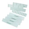 Gevrkjenp Roll Cake Cutting Tool, Cutting Scale - 8 Pieces Cake Roll Divider, Safe Clear Scale for Accurate Dough Thickness, Cookie Dough Tool for Cut