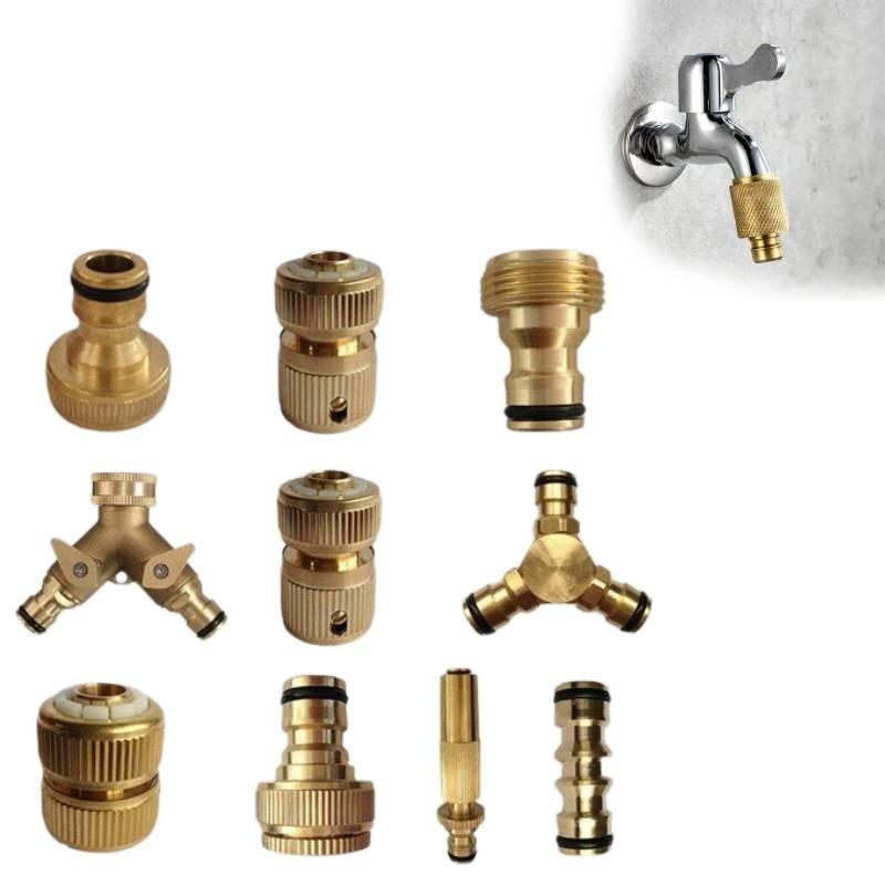 Premium Brass Water Flow Connector For Agricultural Use And Garden Hose Nozzles