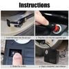 Car Emergency Air Pump Auto Tire Inflator DC 12V With Pressure Gauge Cigarette Lighter Plug Compact Portable For SUV Truck