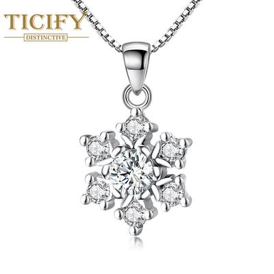 Simple Temperament Inlaid Zircon Necklace Pendant