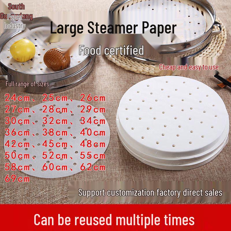 ZISIZ Large Food-Grade Steamer Paper