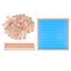 1?100 Consecutive Numbers Toy Wooden Educational Hundred Board Game for Kids