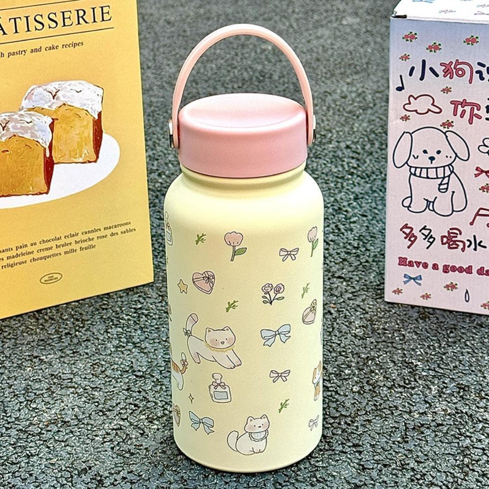 900ml Vakuový hrnek Kreslený pes Čajový hrnek Nový Izolovaný hrnek Narozeninový dárek
