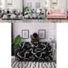 Luxurious Stretchable Slipcover With Geometric Design For 1-4 Seater Sofas Perfect Fit