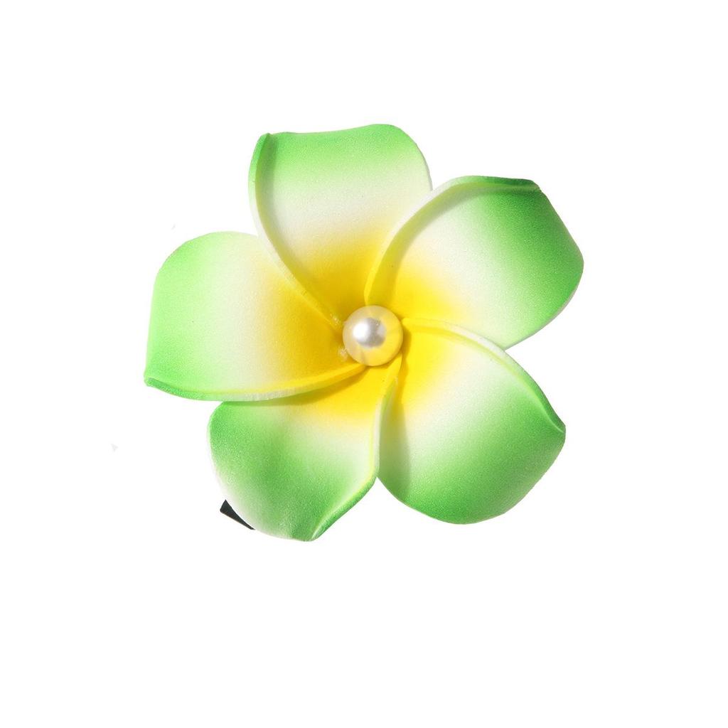 Handcrafted Floral Hair Clip for Beach Vacations - Updo Side Clip with Duckbill Design